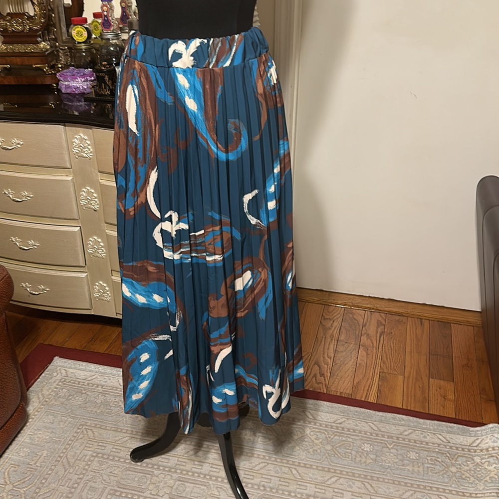NWT J-CLAIR ART 2815 BEAUTIFUL 😻 GORGEOUS RUFFLED MAXI SKIRT MADE IN IN …
